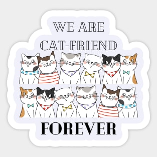 Cat Friend Sticker